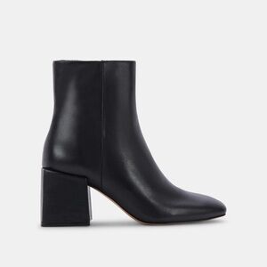 dolce vita imogen black leather booties